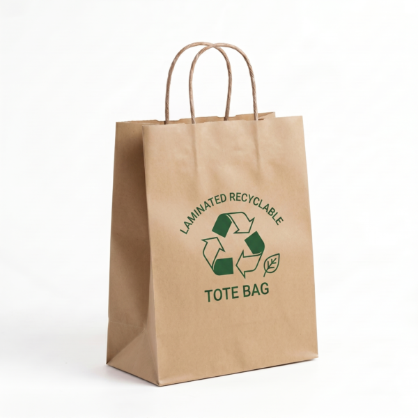 Laminated Recyclable Tote Bag